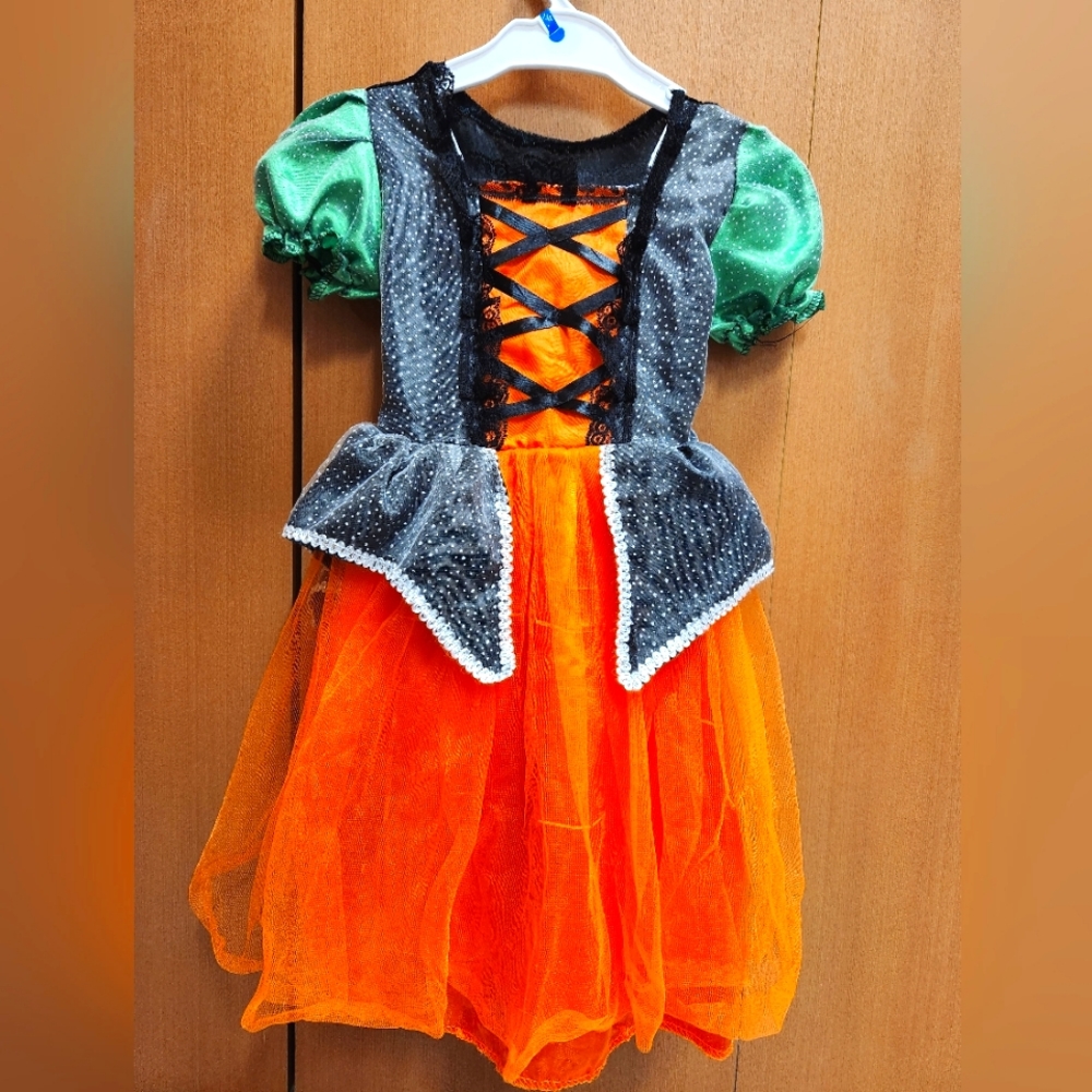 Halloween Lovely Witch costume, girls short sleeve, 2T-3T